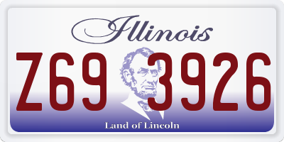 IL license plate Z693926