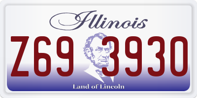 IL license plate Z693930