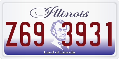 IL license plate Z693931