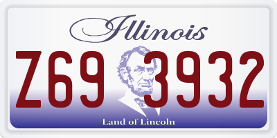 IL license plate Z693932