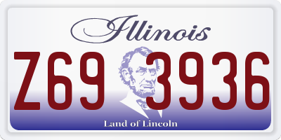 IL license plate Z693936