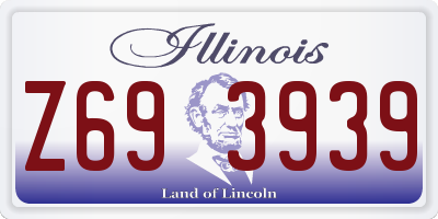 IL license plate Z693939