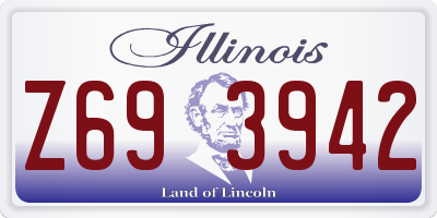 IL license plate Z693942