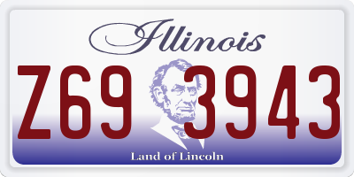 IL license plate Z693943
