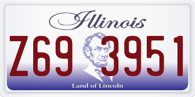 IL license plate Z693951