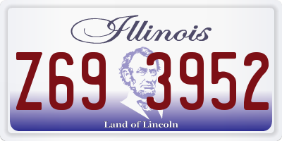 IL license plate Z693952