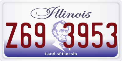 IL license plate Z693953