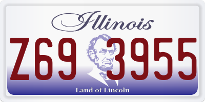 IL license plate Z693955