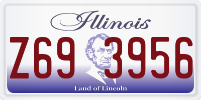 IL license plate Z693956