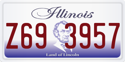 IL license plate Z693957