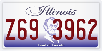 IL license plate Z693962
