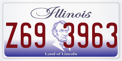 IL license plate Z693963