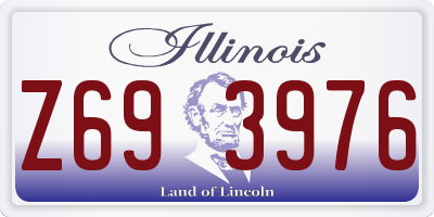 IL license plate Z693976