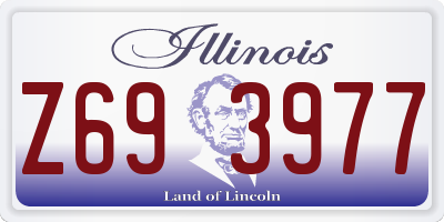 IL license plate Z693977
