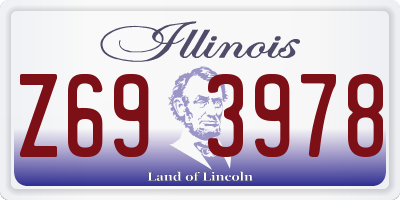 IL license plate Z693978