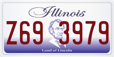 IL license plate Z693979