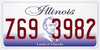 IL license plate Z693982