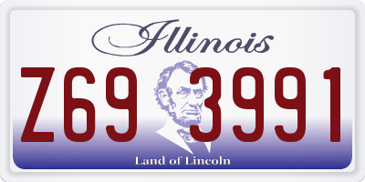 IL license plate Z693991