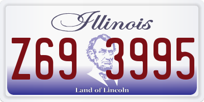 IL license plate Z693995