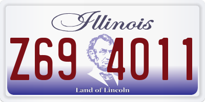 IL license plate Z694011