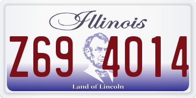 IL license plate Z694014