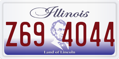 IL license plate Z694044