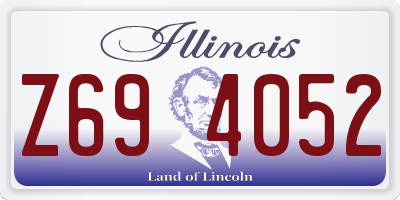 IL license plate Z694052