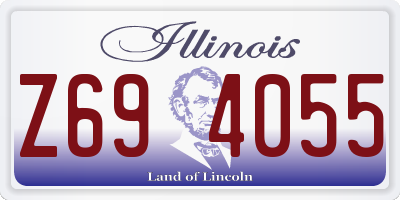 IL license plate Z694055