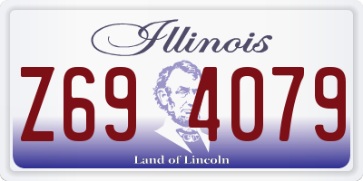 IL license plate Z694079