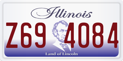 IL license plate Z694084