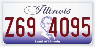 IL license plate Z694095