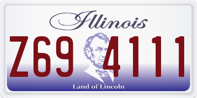 IL license plate Z694111