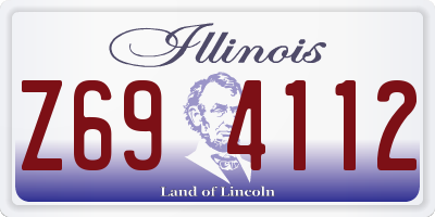 IL license plate Z694112