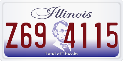 IL license plate Z694115