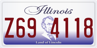 IL license plate Z694118