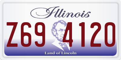 IL license plate Z694120