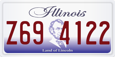 IL license plate Z694122
