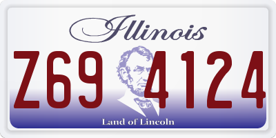 IL license plate Z694124