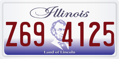 IL license plate Z694125