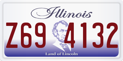 IL license plate Z694132