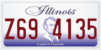 IL license plate Z694135