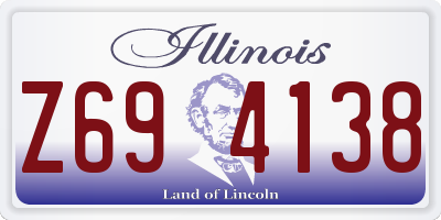 IL license plate Z694138