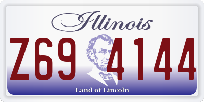 IL license plate Z694144