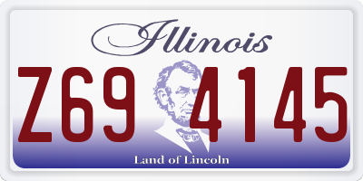 IL license plate Z694145