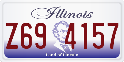 IL license plate Z694157