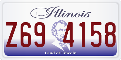 IL license plate Z694158