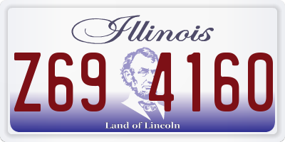 IL license plate Z694160