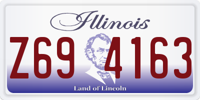 IL license plate Z694163