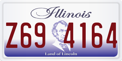 IL license plate Z694164