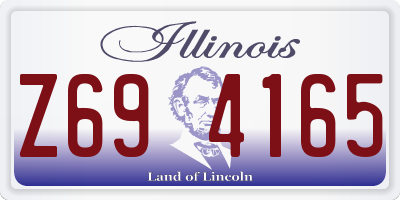 IL license plate Z694165